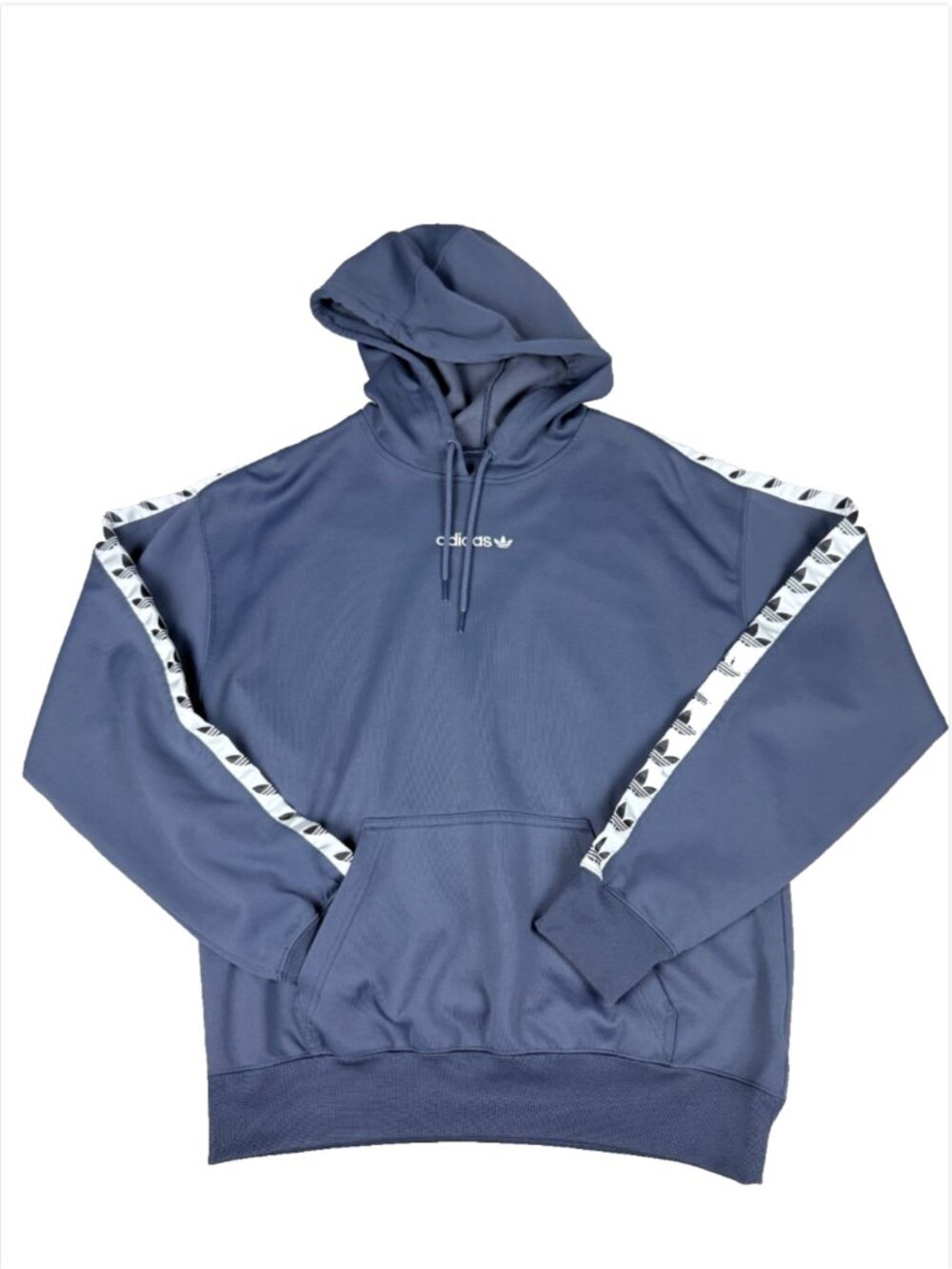 Adidas Original TNT Tape Hoody Trace Blue/White Men's Small